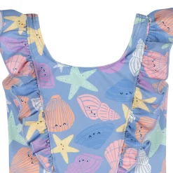 Baby & Toddler Girls UPF 50+ Seashells One-Piece Swimsuit