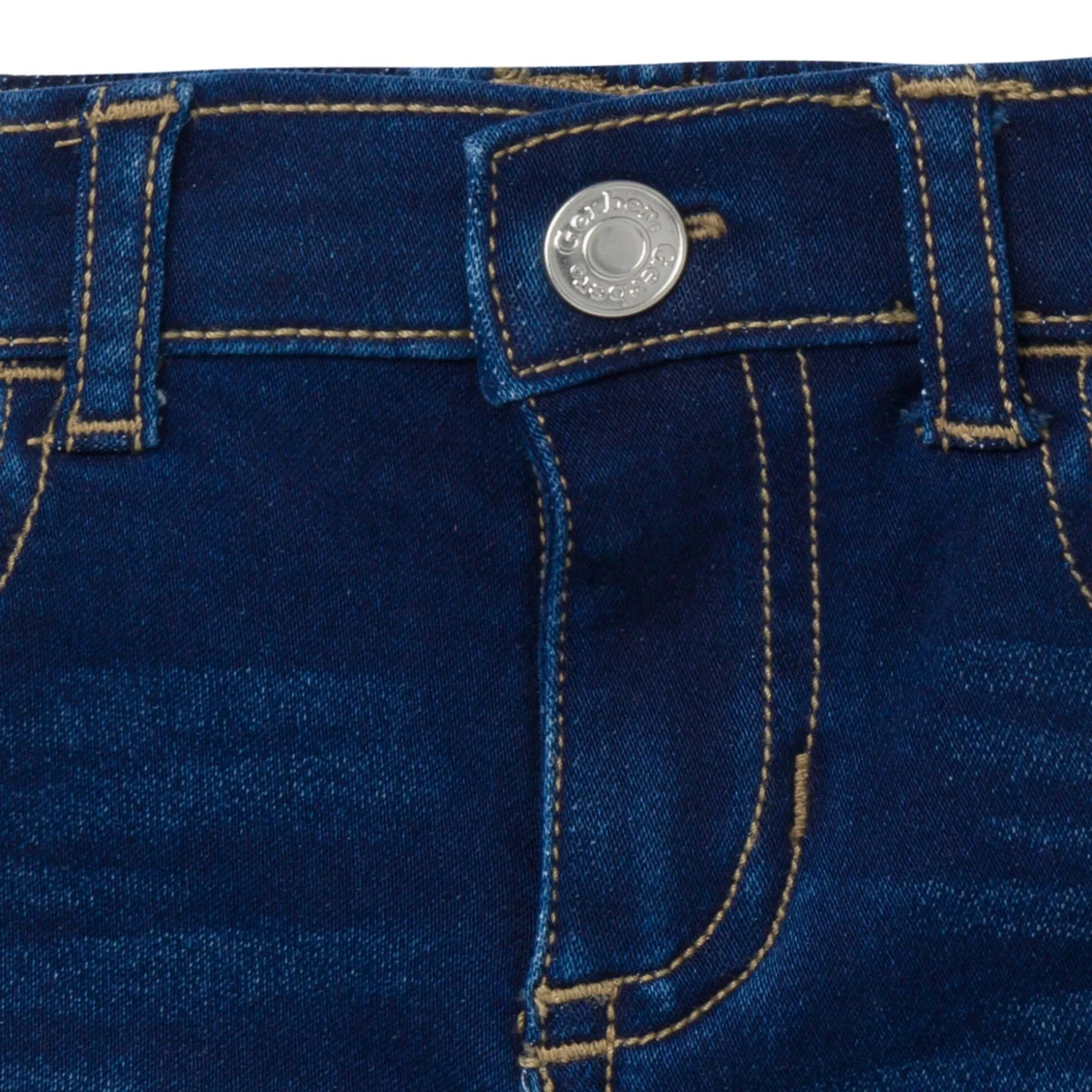 Baby & Toddler Neutral Dark Wash Cuffed Denim Shorts