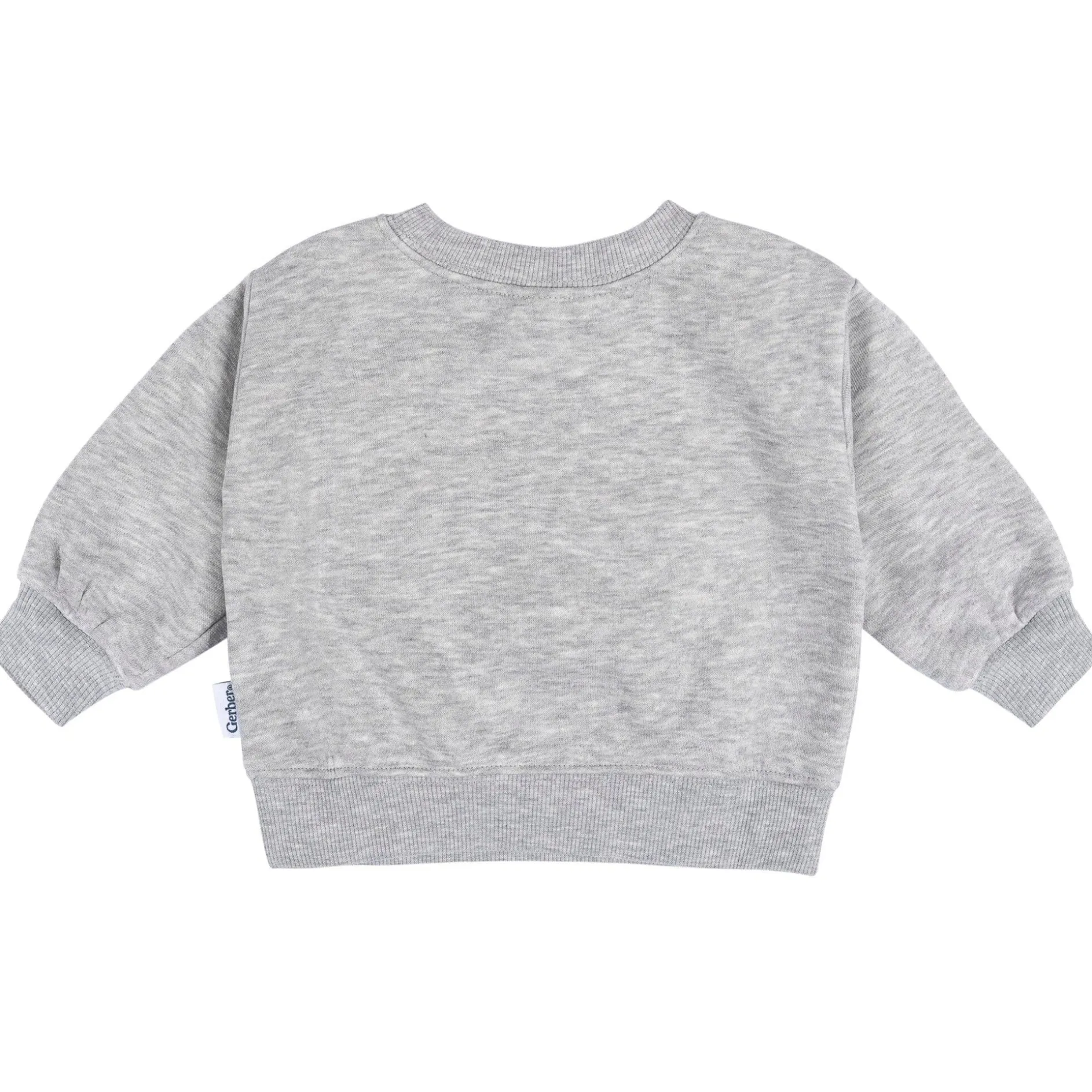 Baby & Toddler Neutral Gray Heather Crewneck Sweatshirt