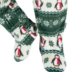 Baby & Toddler Neutral Green Fair Isle Footed Fleece Pajamas