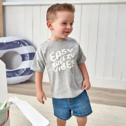 Baby & Toddler Neutral Light Wash Denim Shorts