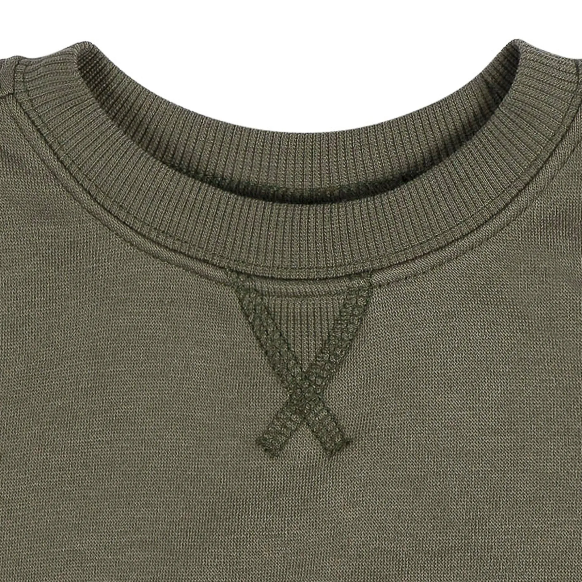 Baby & Toddler Neutral Moss Green Crewneck Sweatshirt