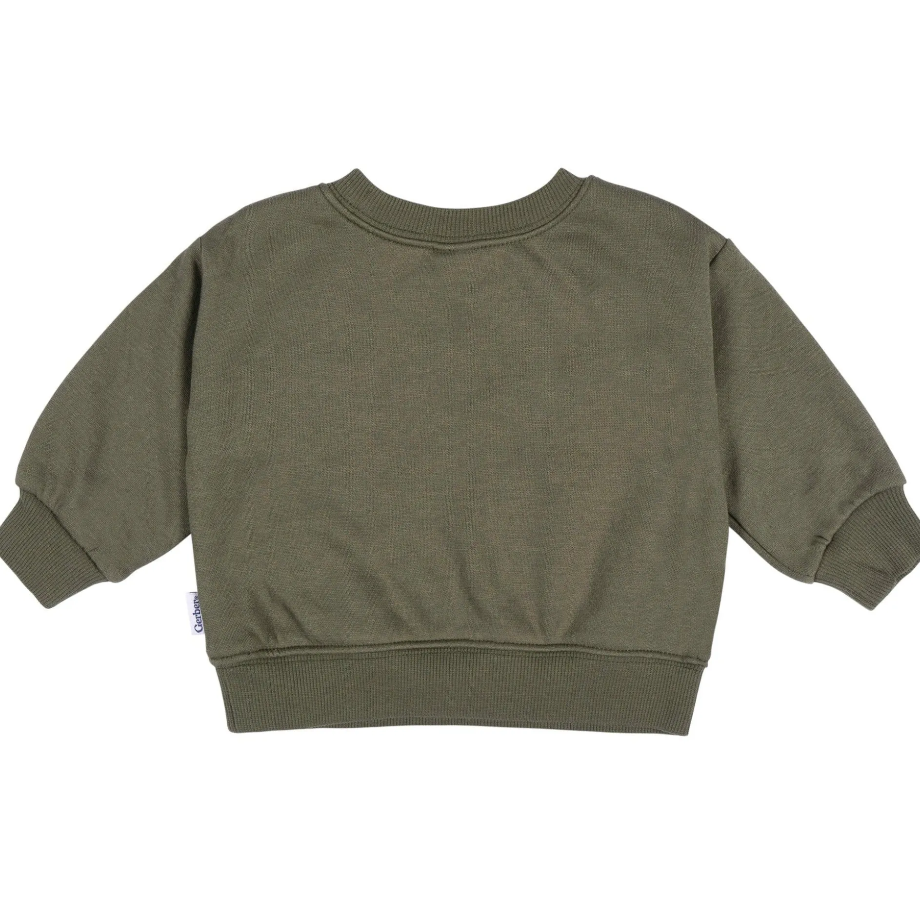 Baby & Toddler Neutral Moss Green Crewneck Sweatshirt