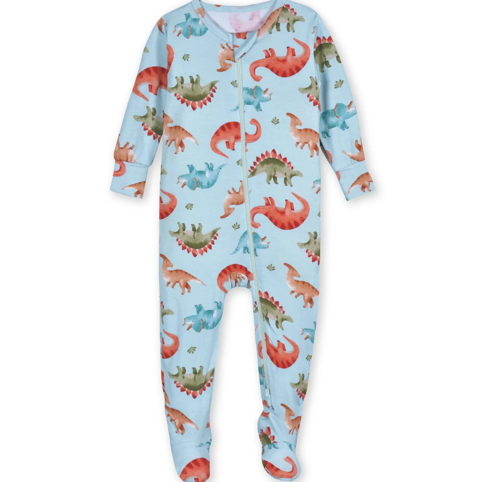 Baby & Toddler Snugosaurous Buttery Soft Viscose Made from Eucalyptus Snug Fit Footed Pajamas