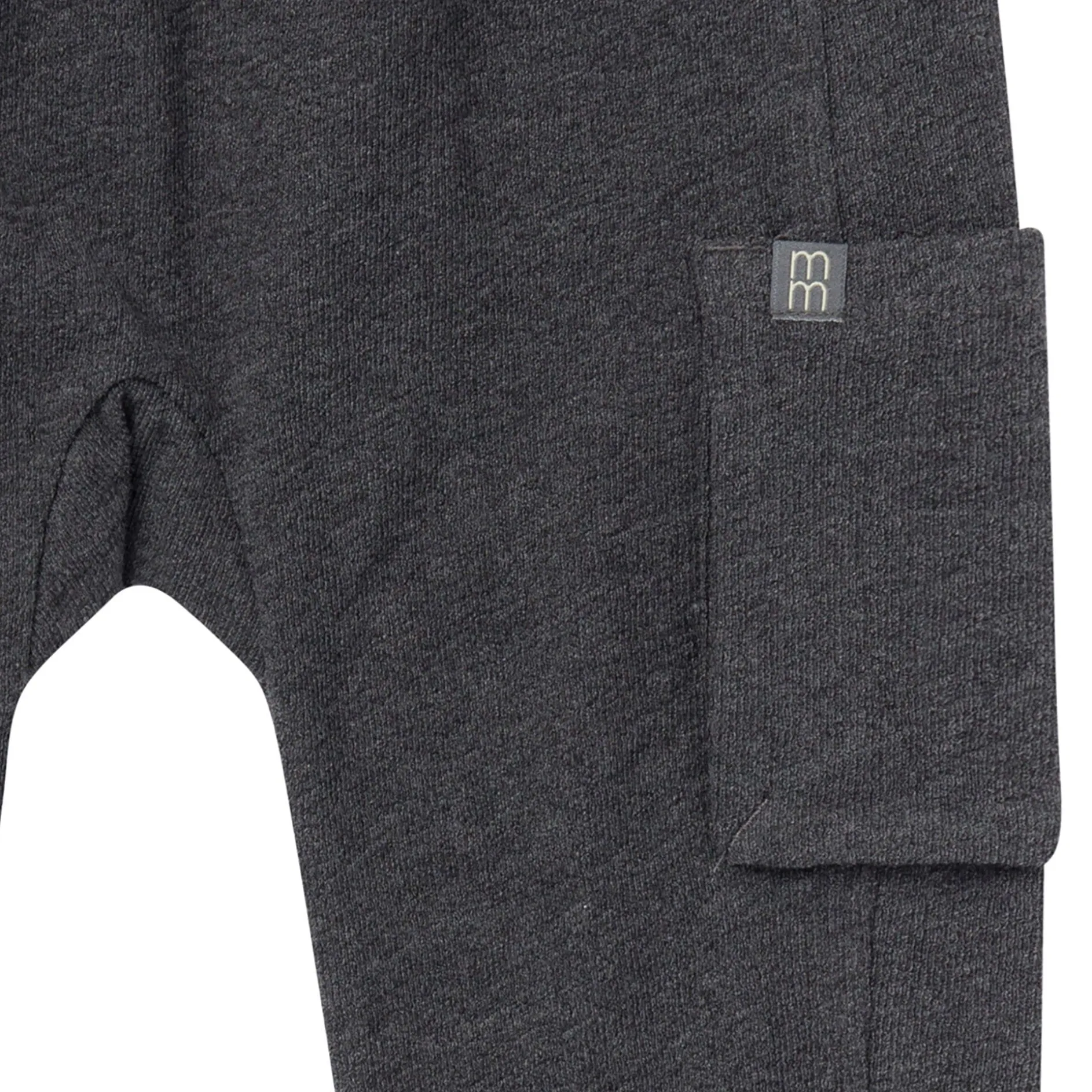 Boys Charcoal Gray Cargo Pocket Sweatpants
