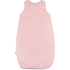 Embroidered Baby Girls Pink Heather Quilted Jersey Wearable Blanket