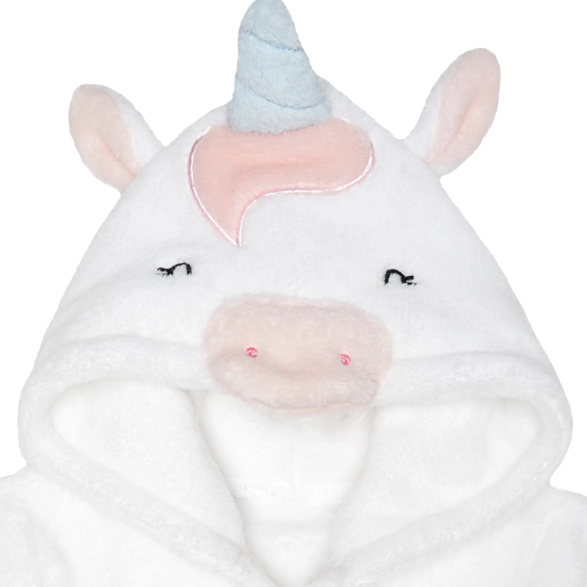 Embroidered Baby Girls Unicorn Robe