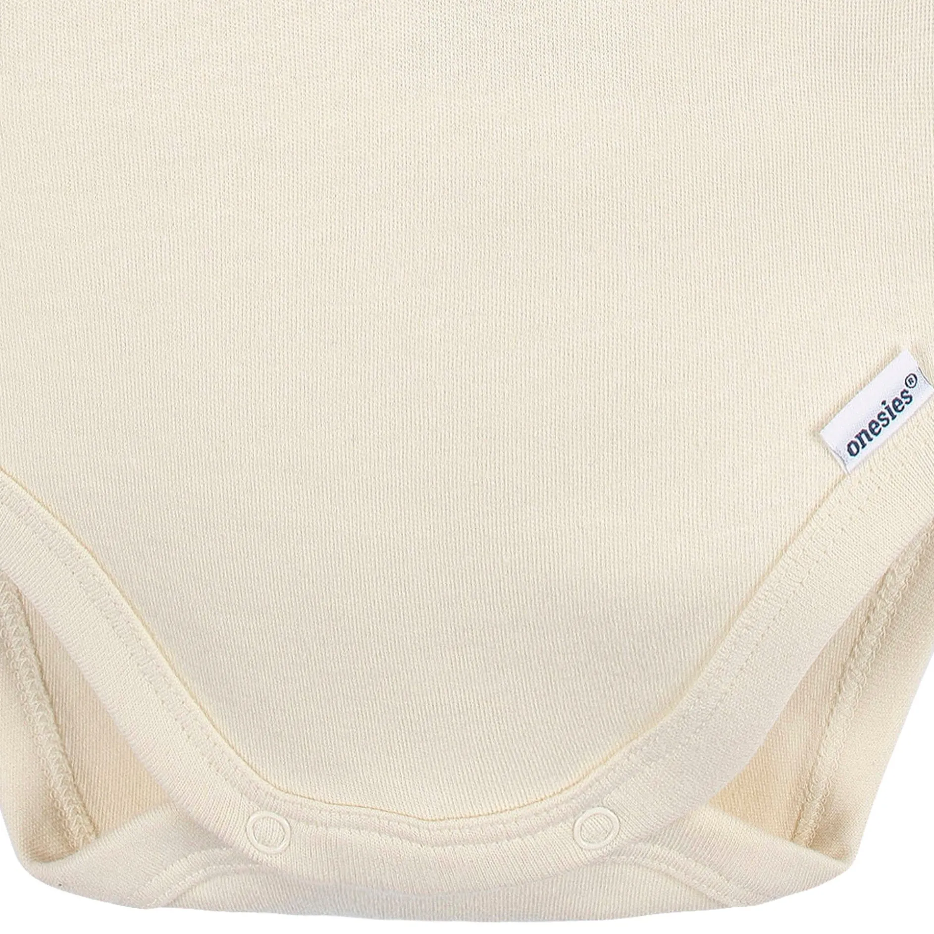 Embroidered Baby Neutral Natural Premium Short Sleeve Onesies® Bodysuit