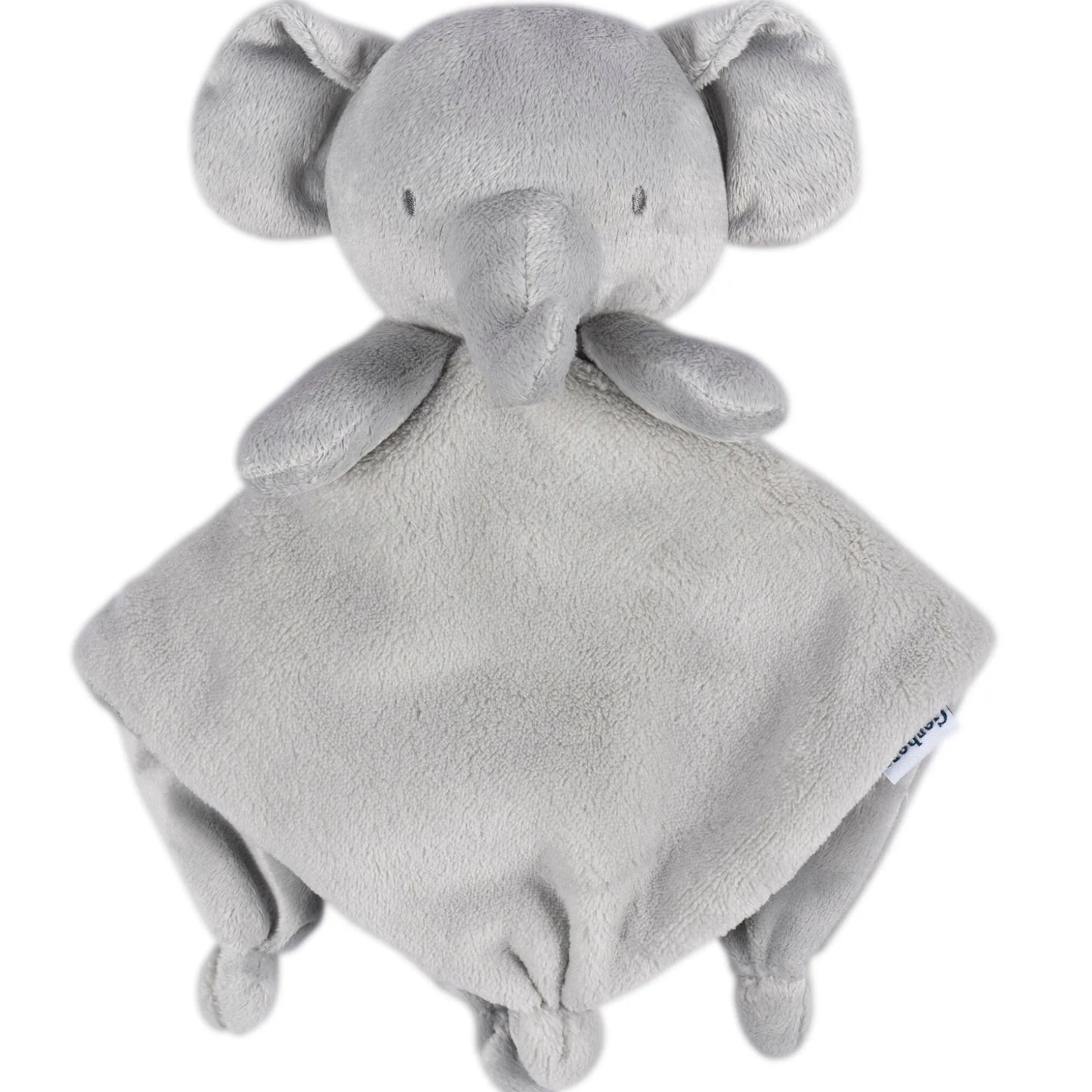 Embroidered 2-Piece Elephant Hooded Wearable Blanket & Security Blanket Set