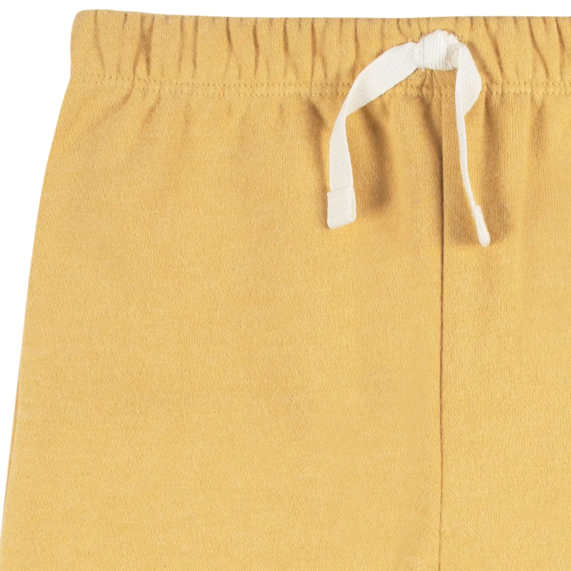 Embroidered 2-Piece Infant & Toddler Neutral Yellow Sweatshirt & Pant Set