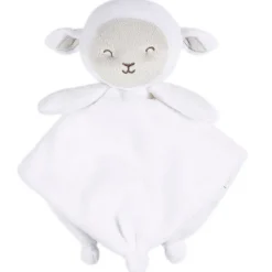 Embroidered 2-Piece Lamb Wearable Blanket & Security Blanket Set