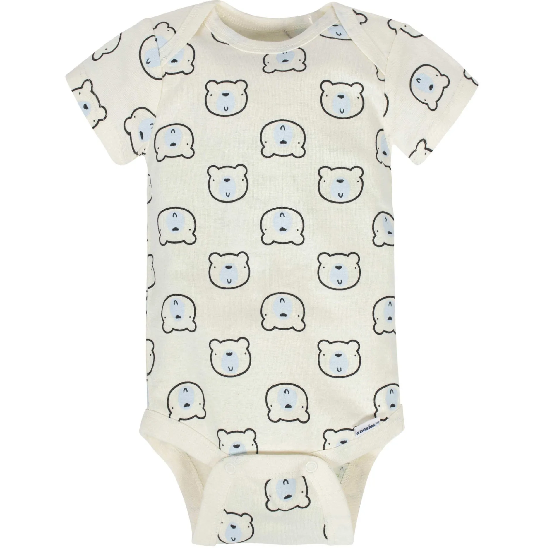 Gerber® 8-pack Baby Boys' Bear Short Sleeve Onesies® Bodysuits