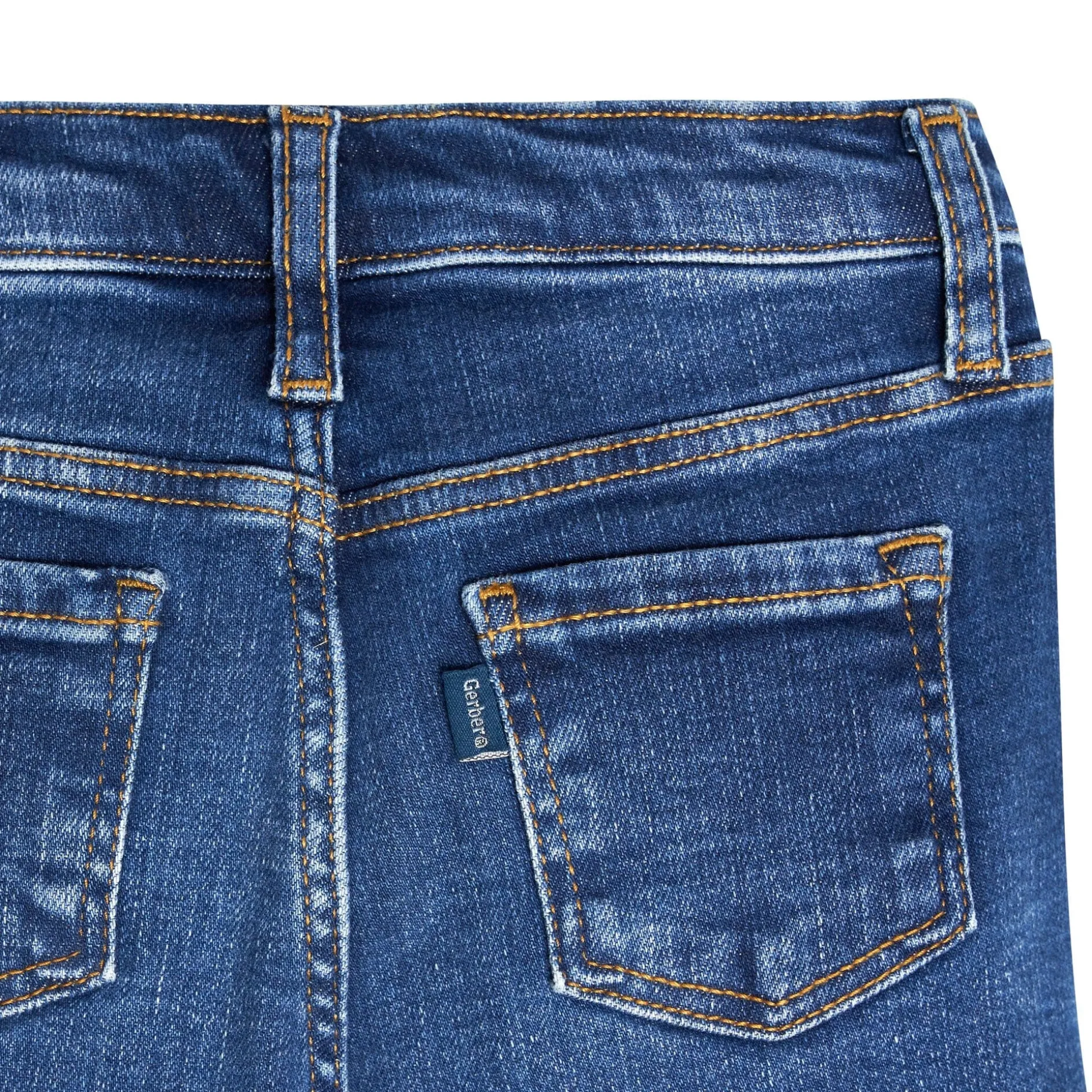 Infant and Toddler Neutral Blue Straight Fit Denim Jeans