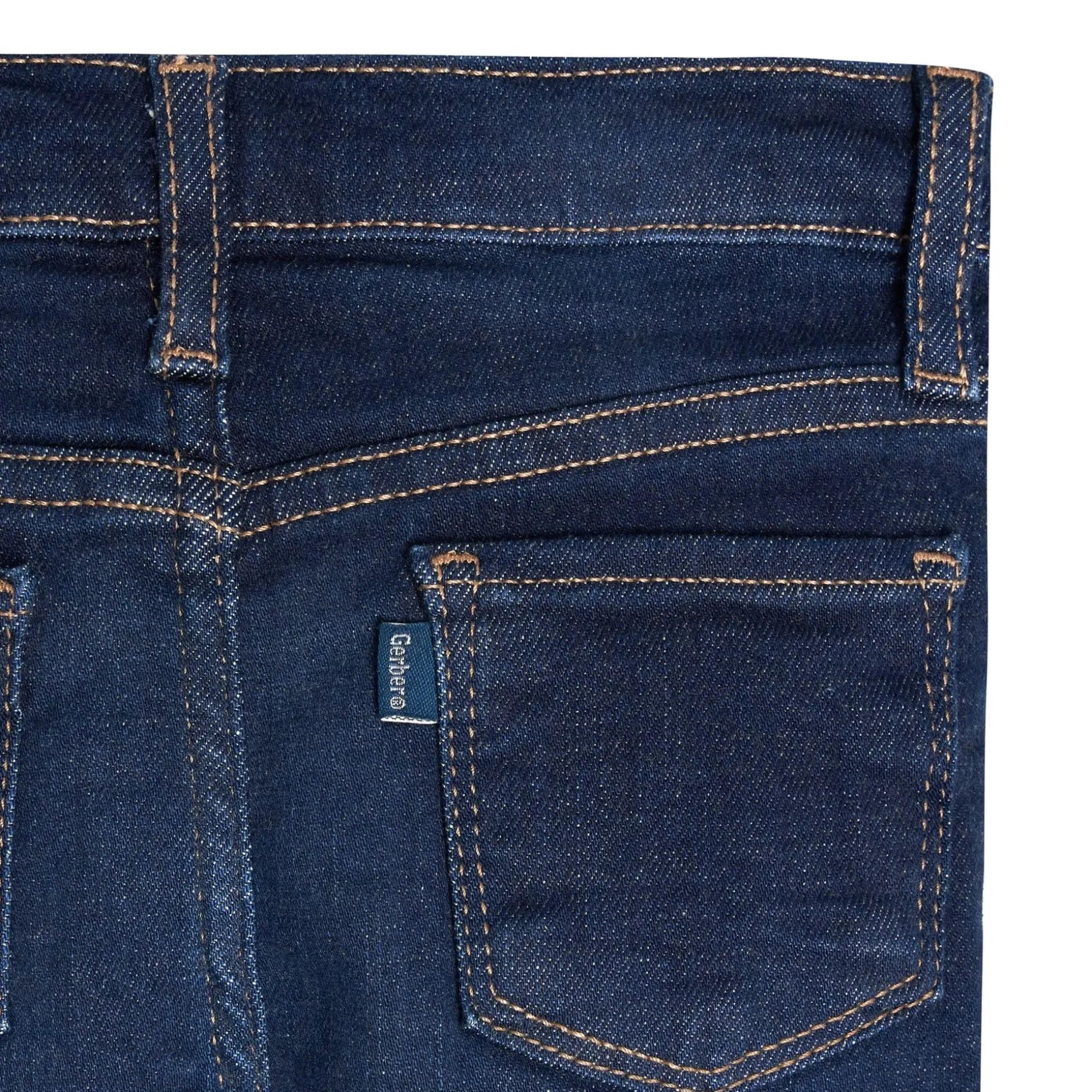 Infant and Toddler Neutral Dark Skinny Jeans