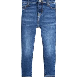Infant and Toddler Neutral Denim Skinny Jeans