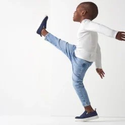 Infant and Toddler Neutral Light Blue Straight Fit Denim Jeans
