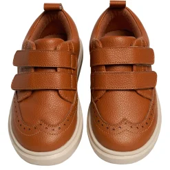 Infant & Toddler Boys Brown Wingtip Sneaker