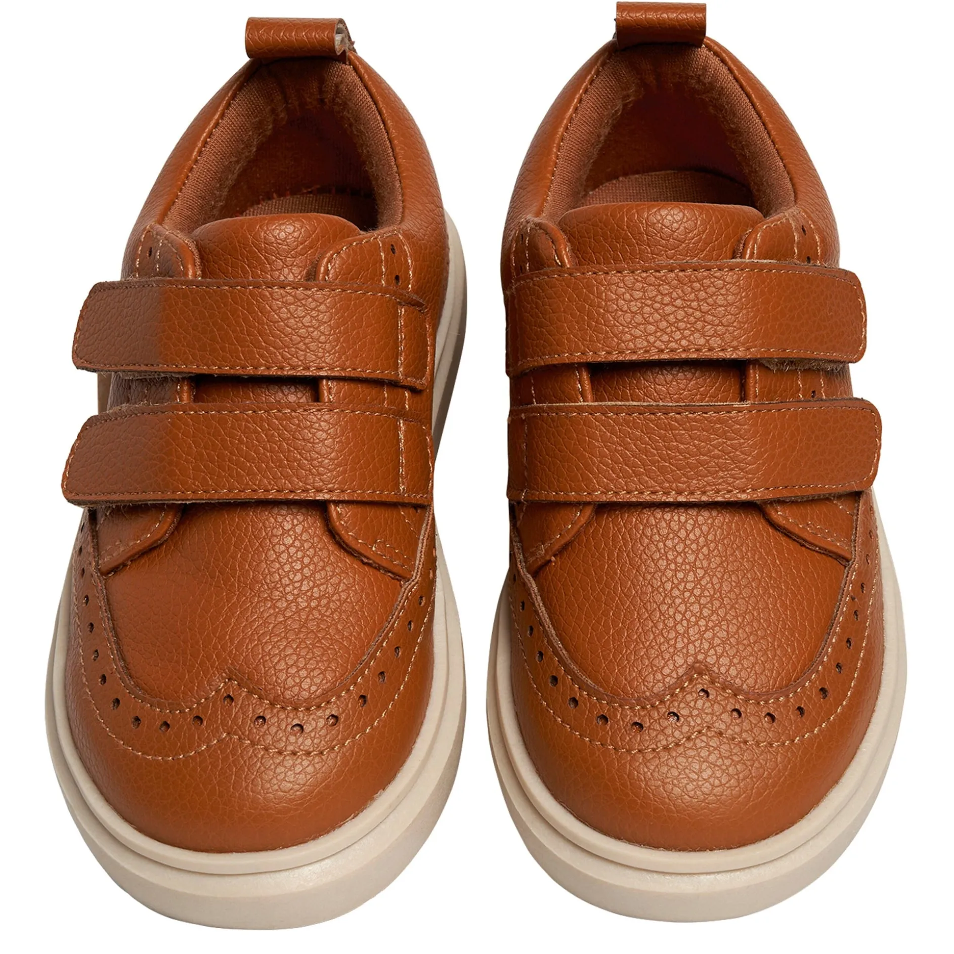 Infant & Toddler Boys Brown Wingtip Sneaker
