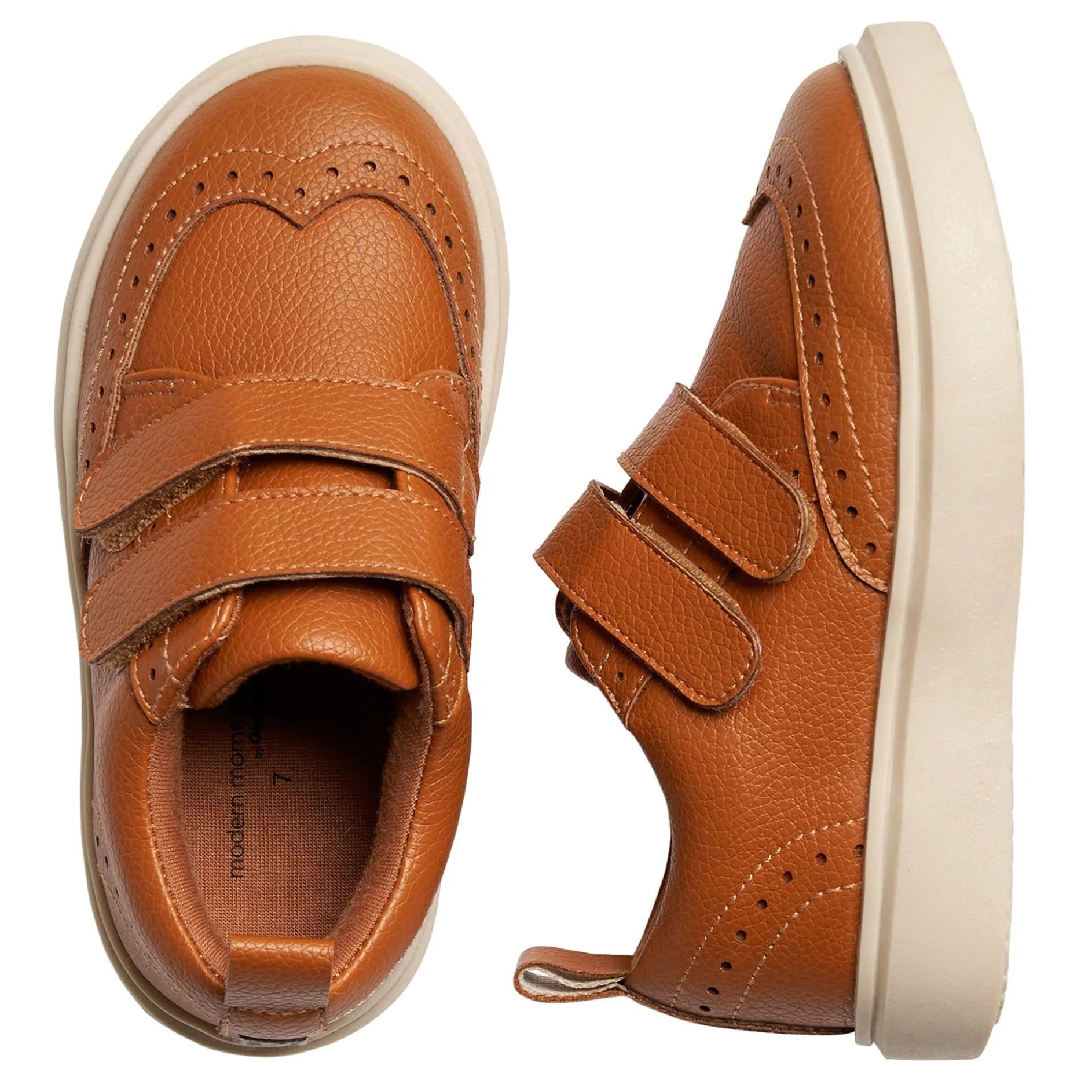 Infant & Toddler Boys Brown Wingtip Sneaker