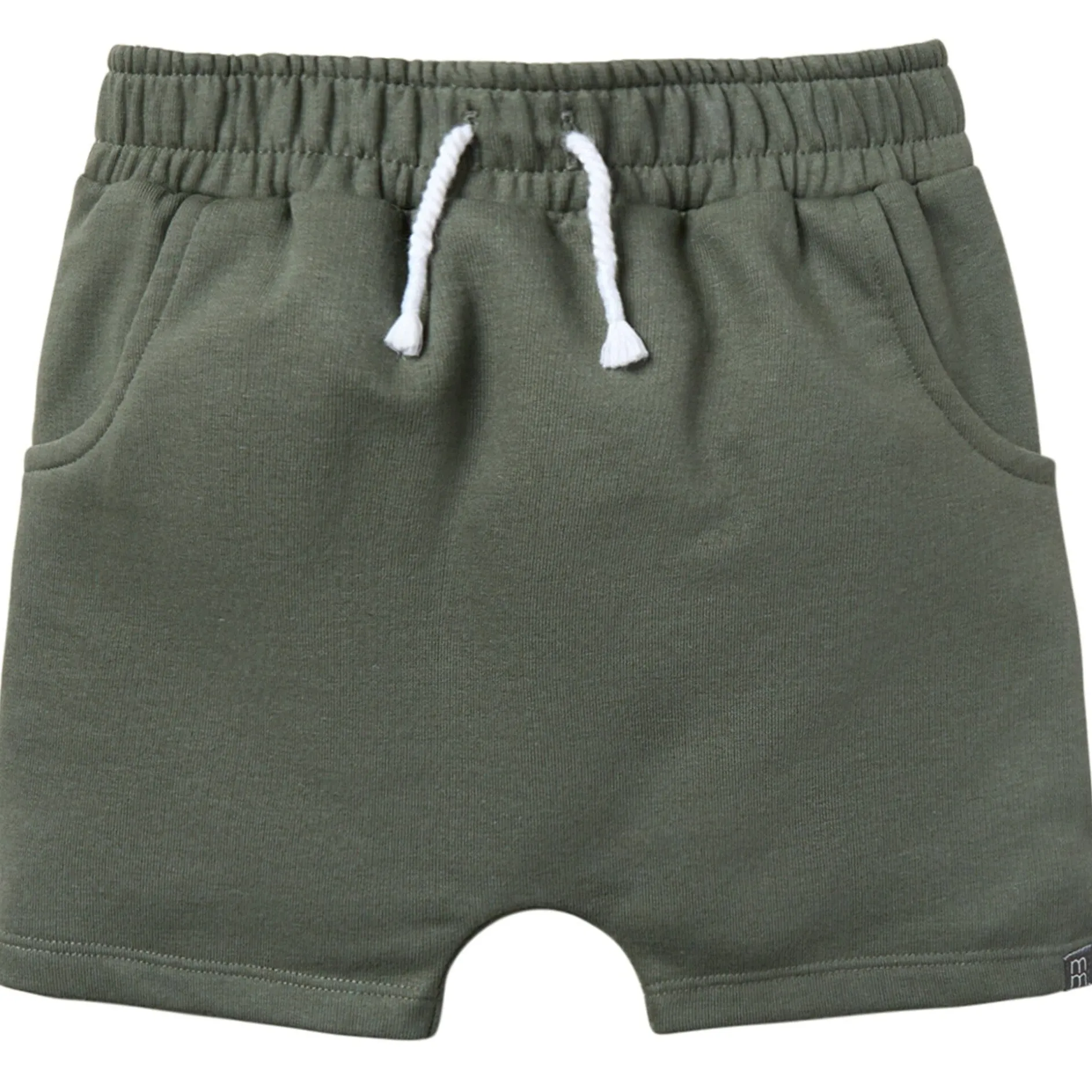 Infant & Toddler Boys Dark Green Harem Shorts
