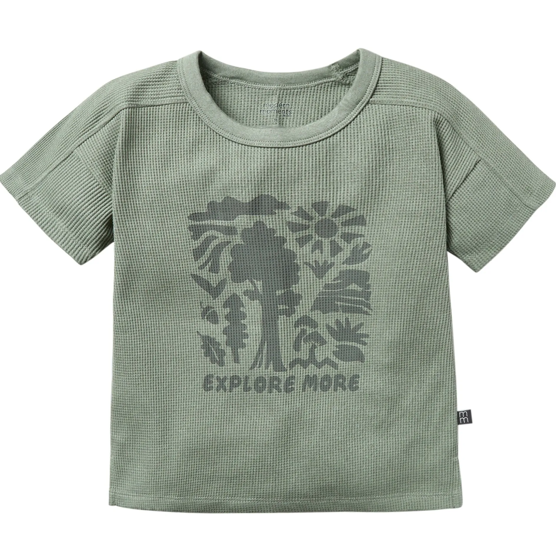Infant & Toddler Boys Explore More Box Waffle T-Shirt