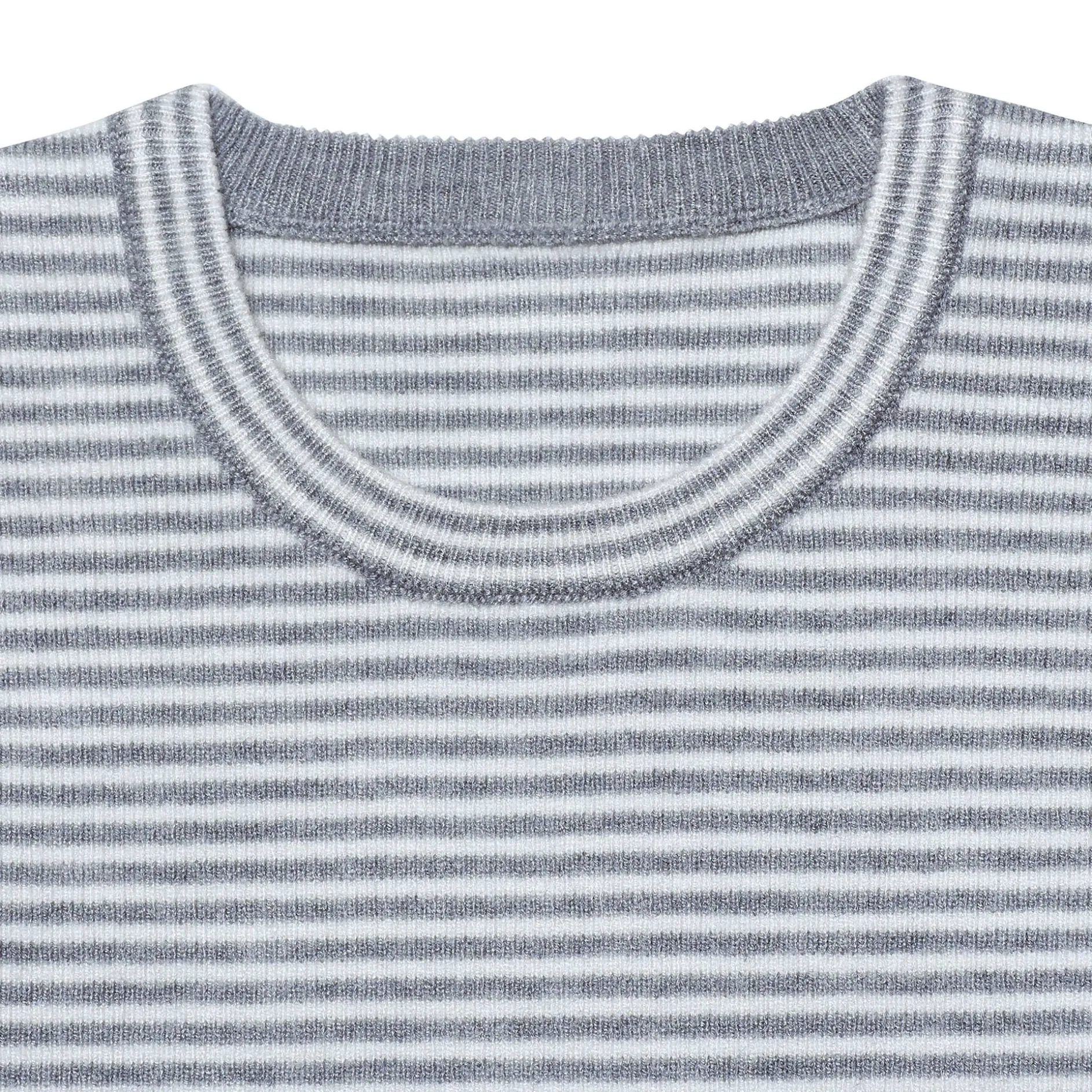 Infant & Toddler Boys Gray Heather Striped Sweater with Pocket