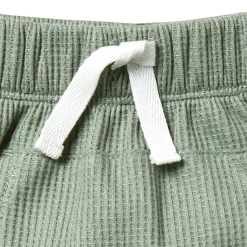 Infant & Toddler Boys Green Harem Kangaroo Pocket Shorts