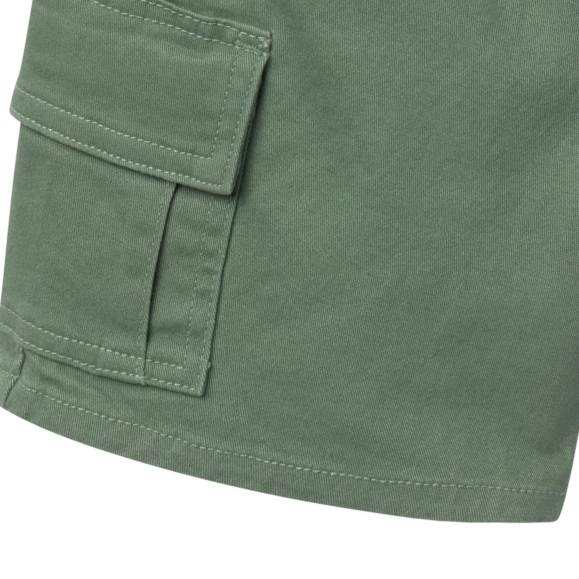 Infant & Toddler Boys Green Twill Cargo Shorts