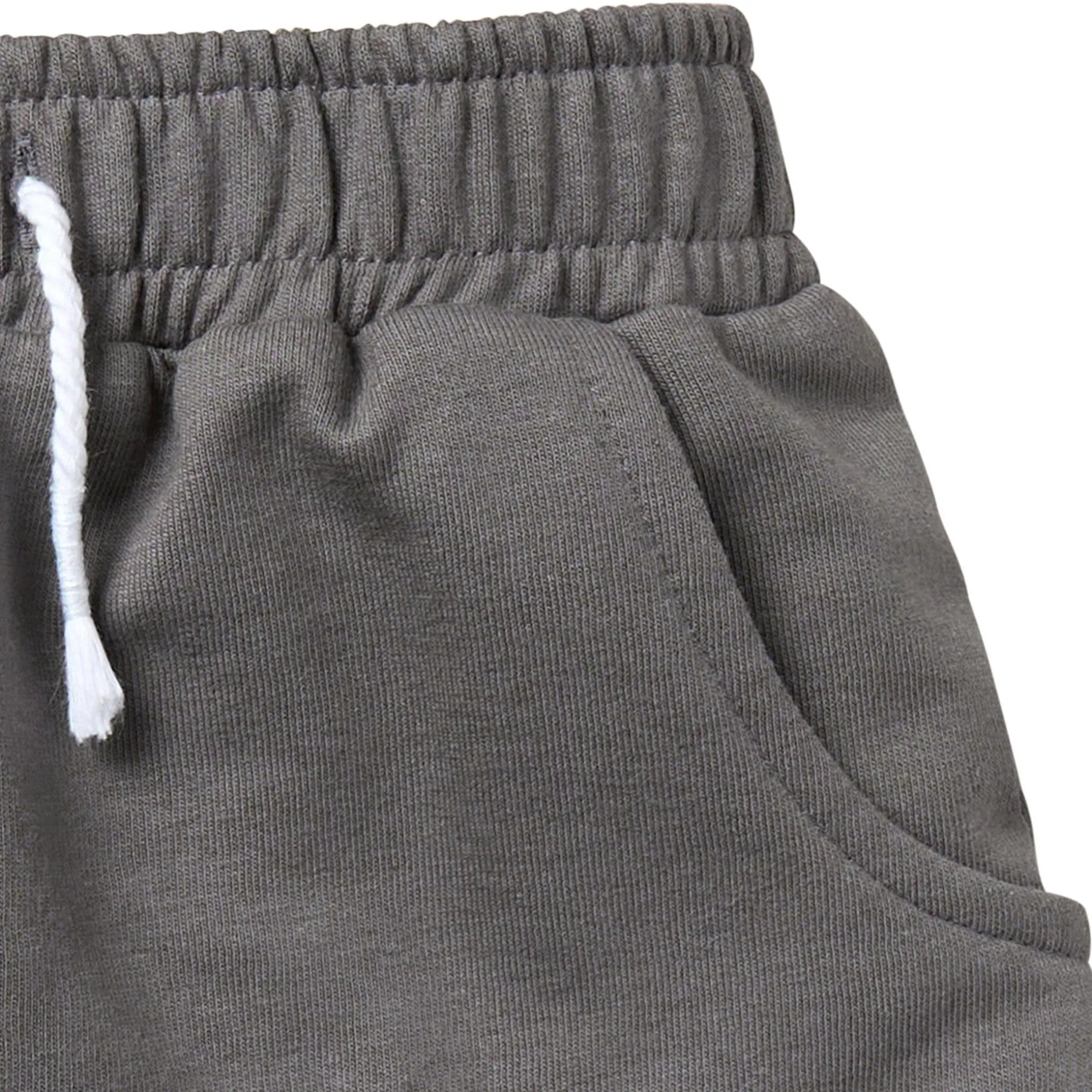 Infant & Toddler Boys Grey Harem Shorts