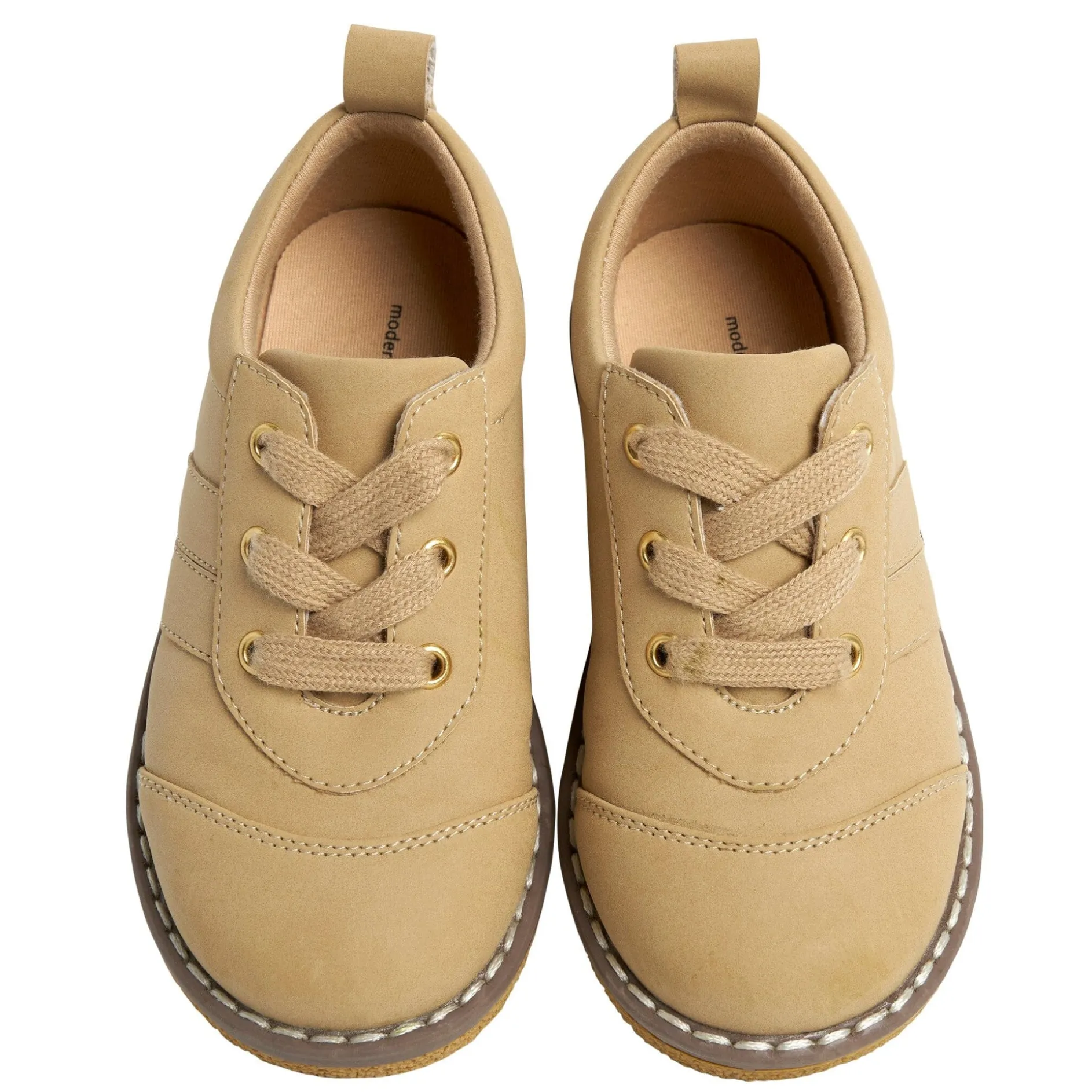 Infant & Toddler Boys Light Medium Brown Oxfords