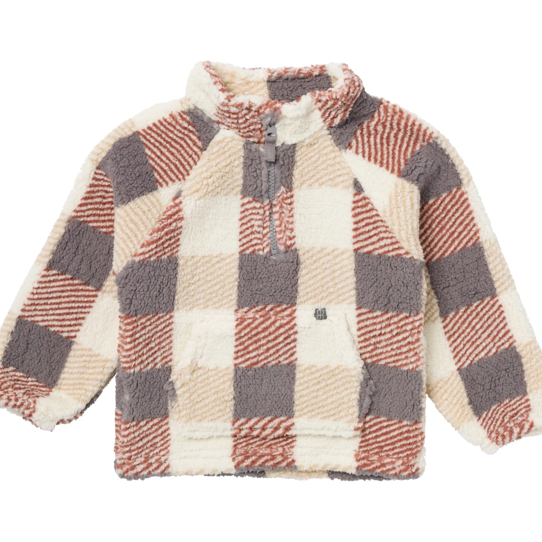 Infant & Toddler Boys Multi Plaid Half-Zip Pullover