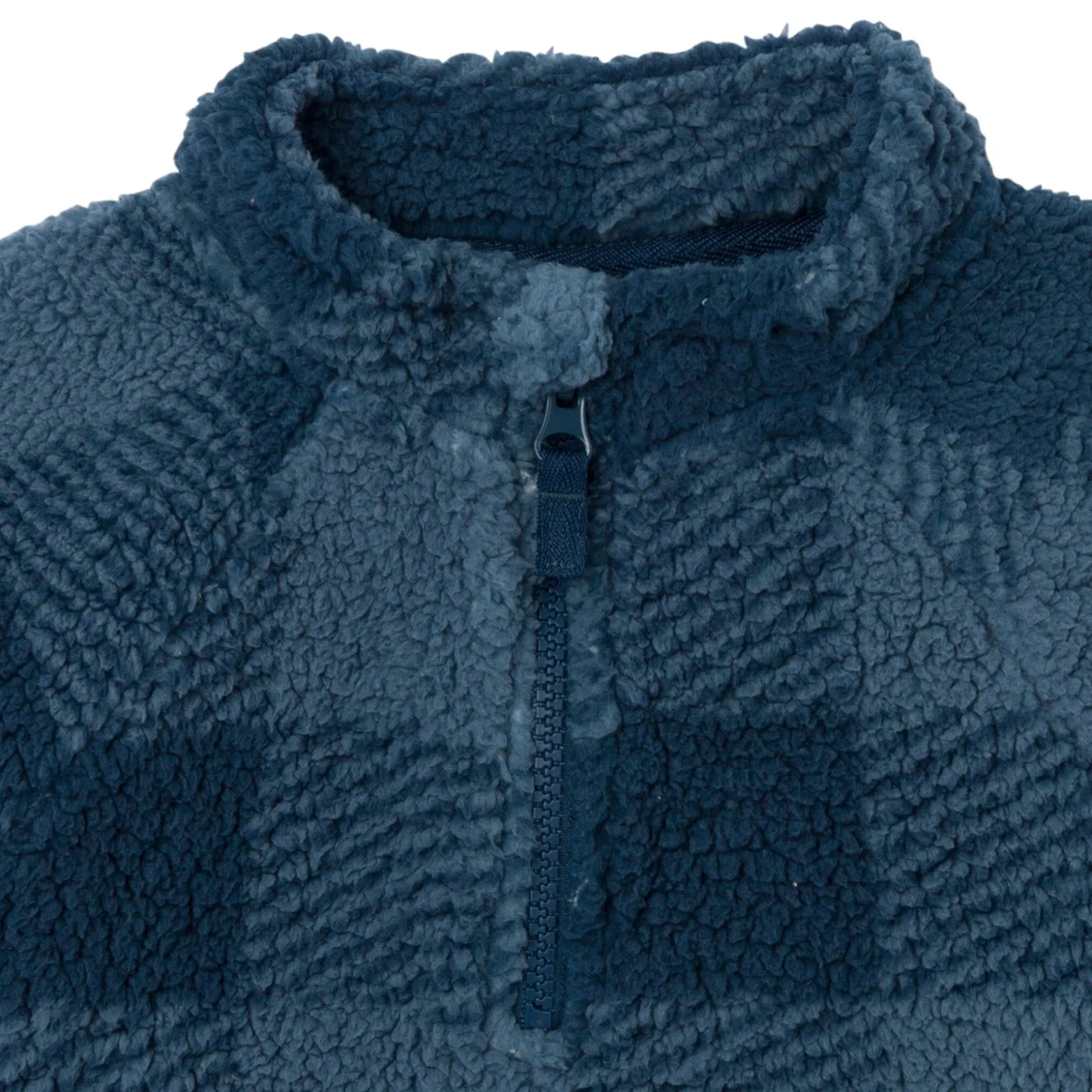 Infant & Toddler Boys Navy Plaid Half-Zip Pullover