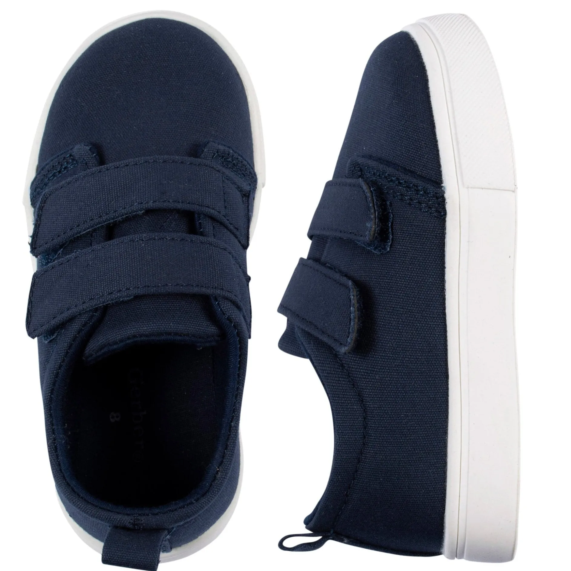 Infant & Toddler Boys Navy Strap Sneaker