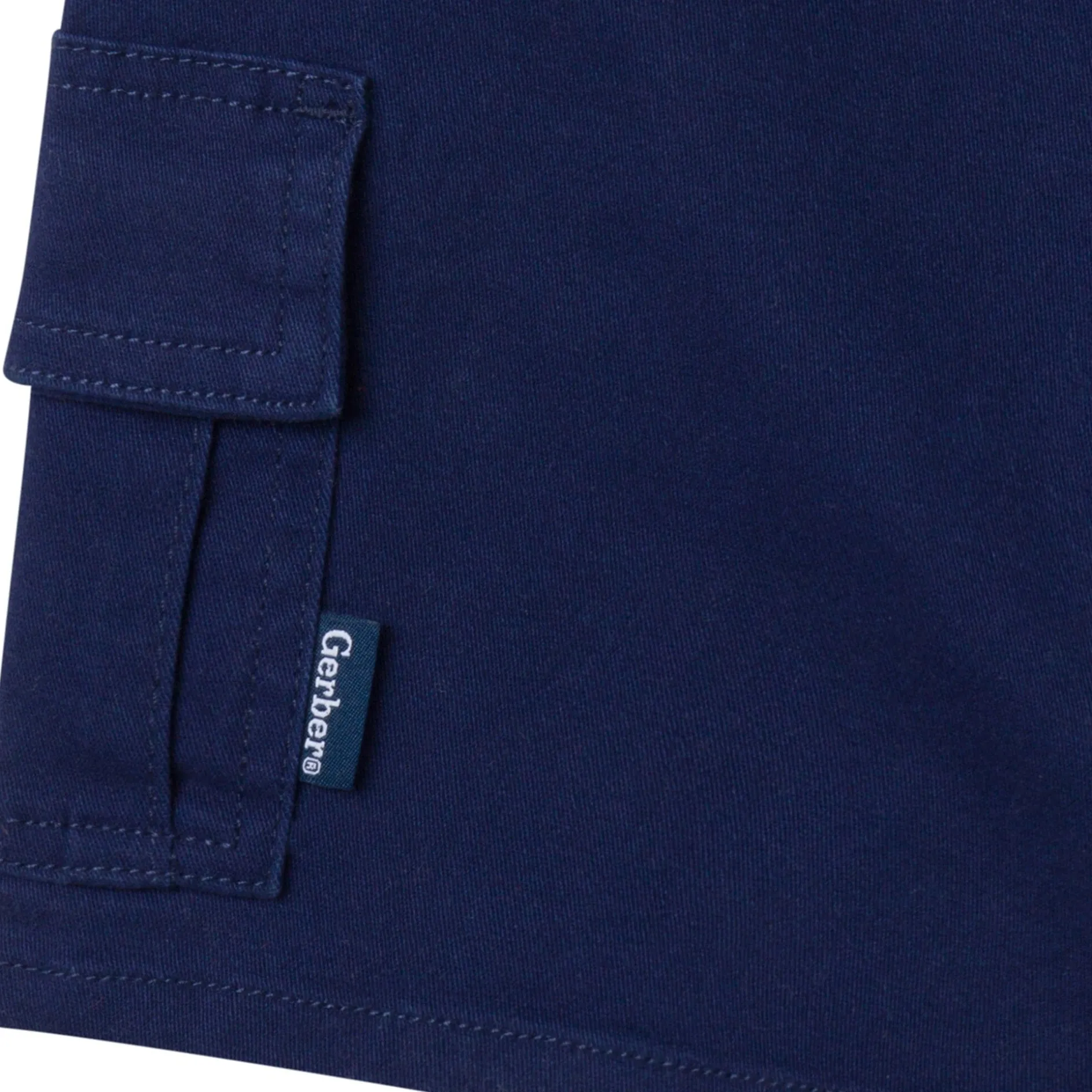 Infant & Toddler Boys Navy Twill Cargo Shorts