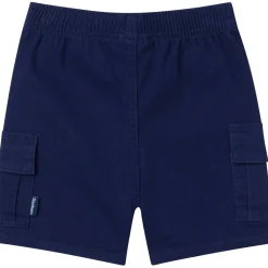 Infant & Toddler Boys Navy Twill Cargo Shorts