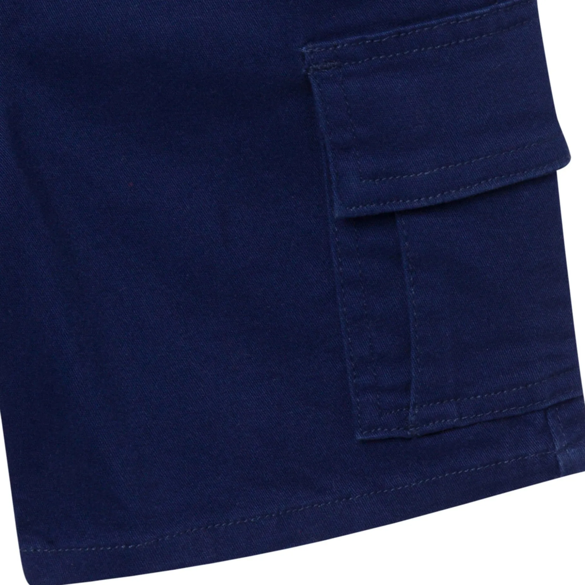 Infant & Toddler Boys Navy Twill Cargo Shorts