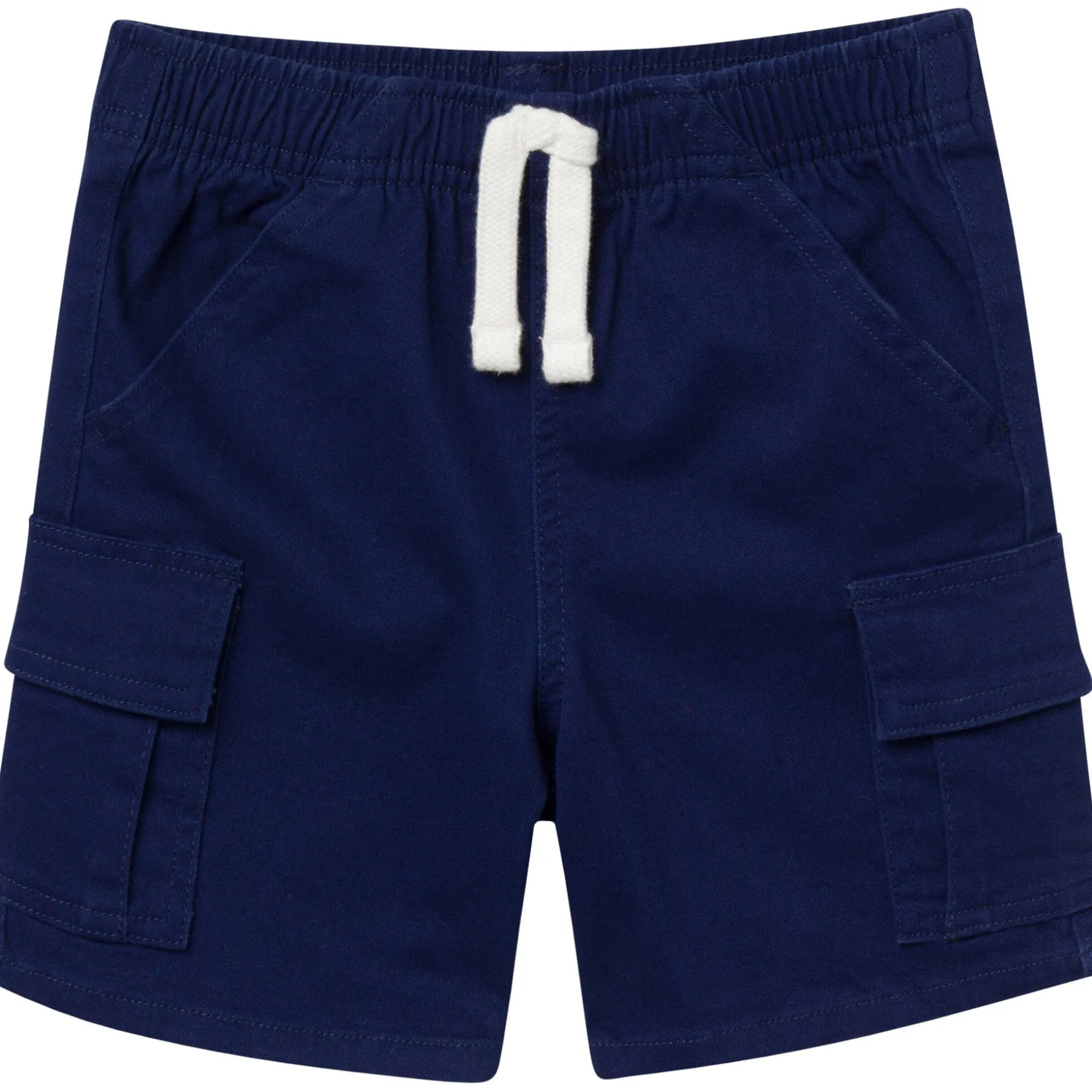 Infant & Toddler Boys Navy Twill Cargo Shorts