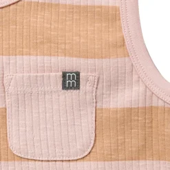 Infant & Toddler Boys Tan Stripe Tank Top