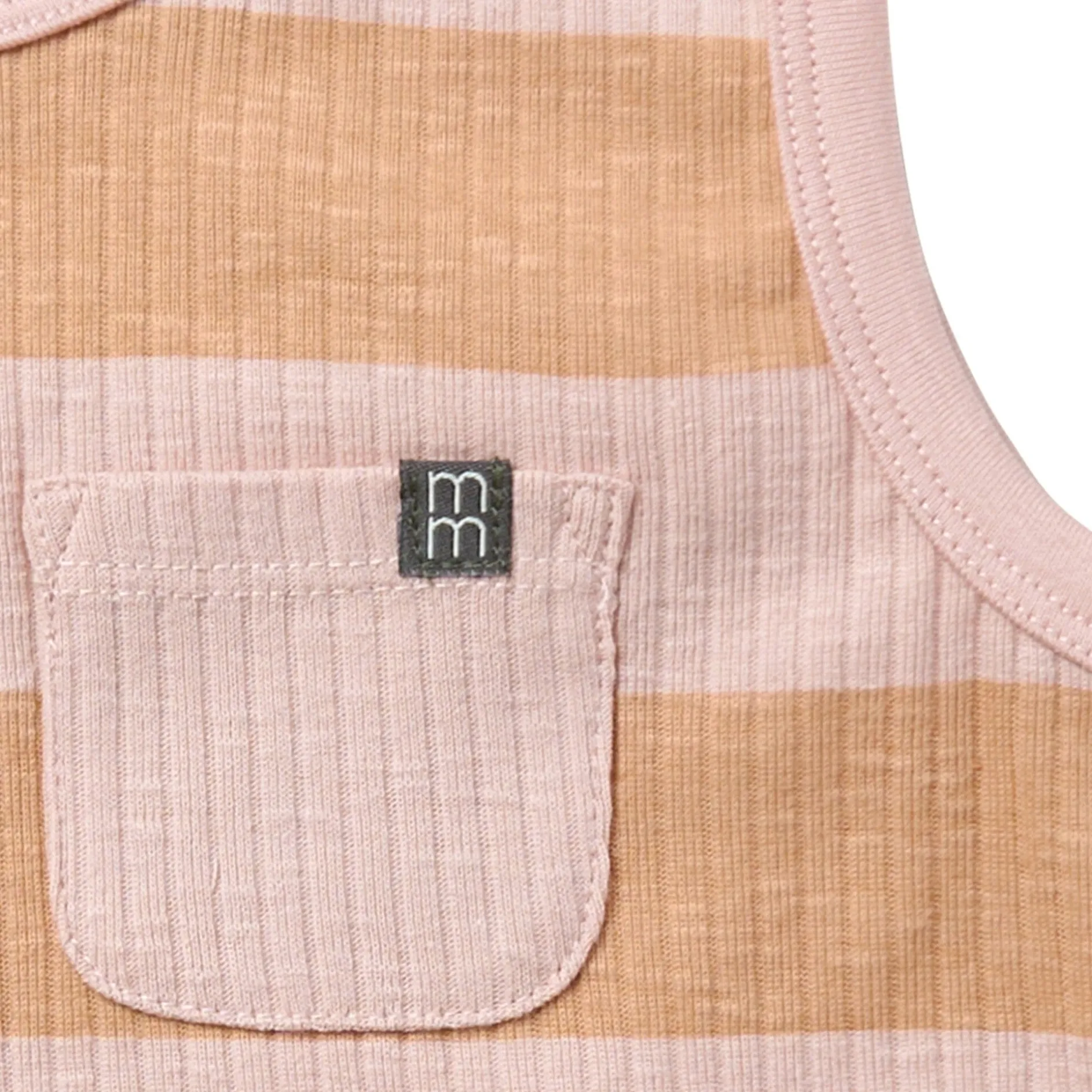 Infant & Toddler Boys Tan Stripe Tank Top