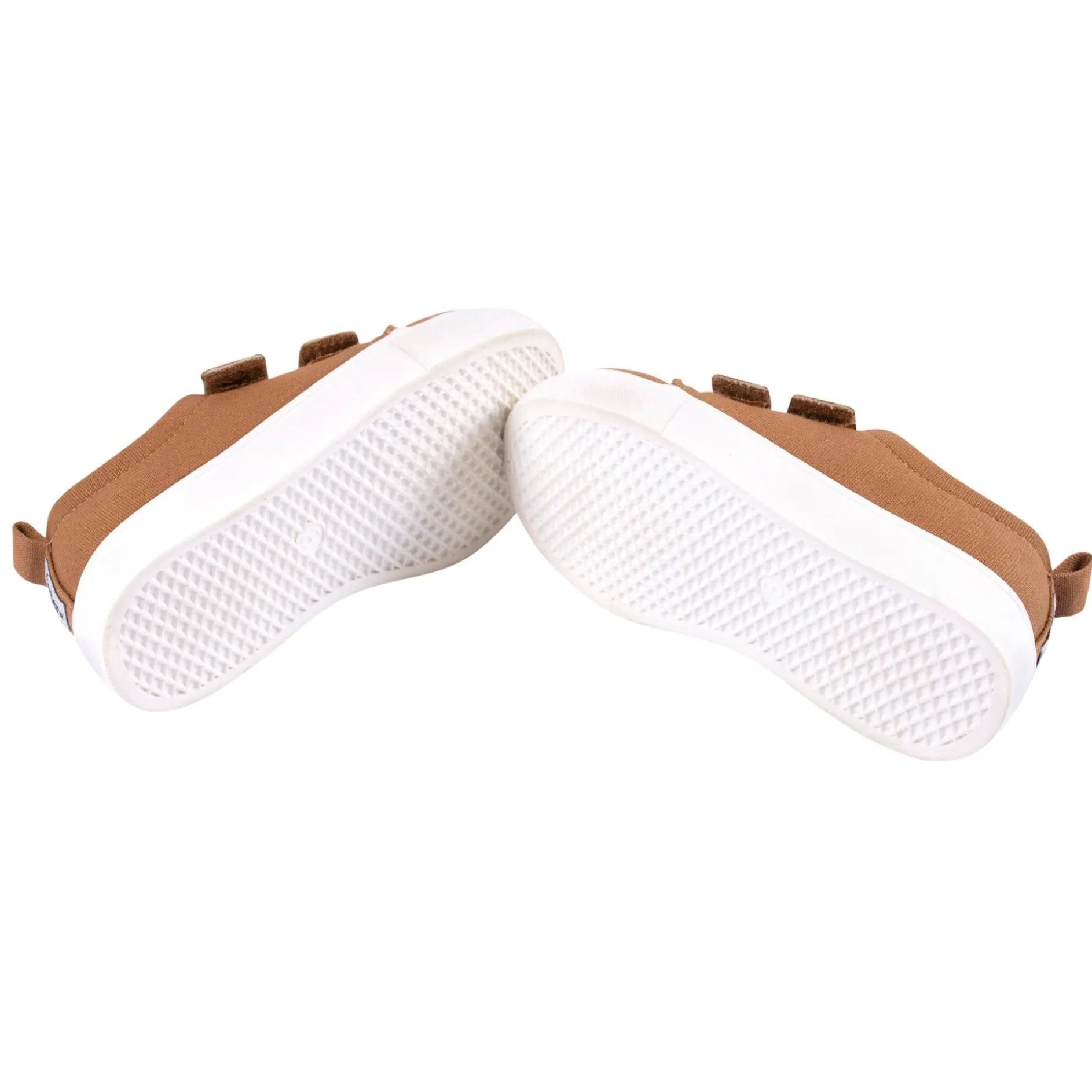Infant & Toddler Boys Washed Rust Twill Strap Sneaker