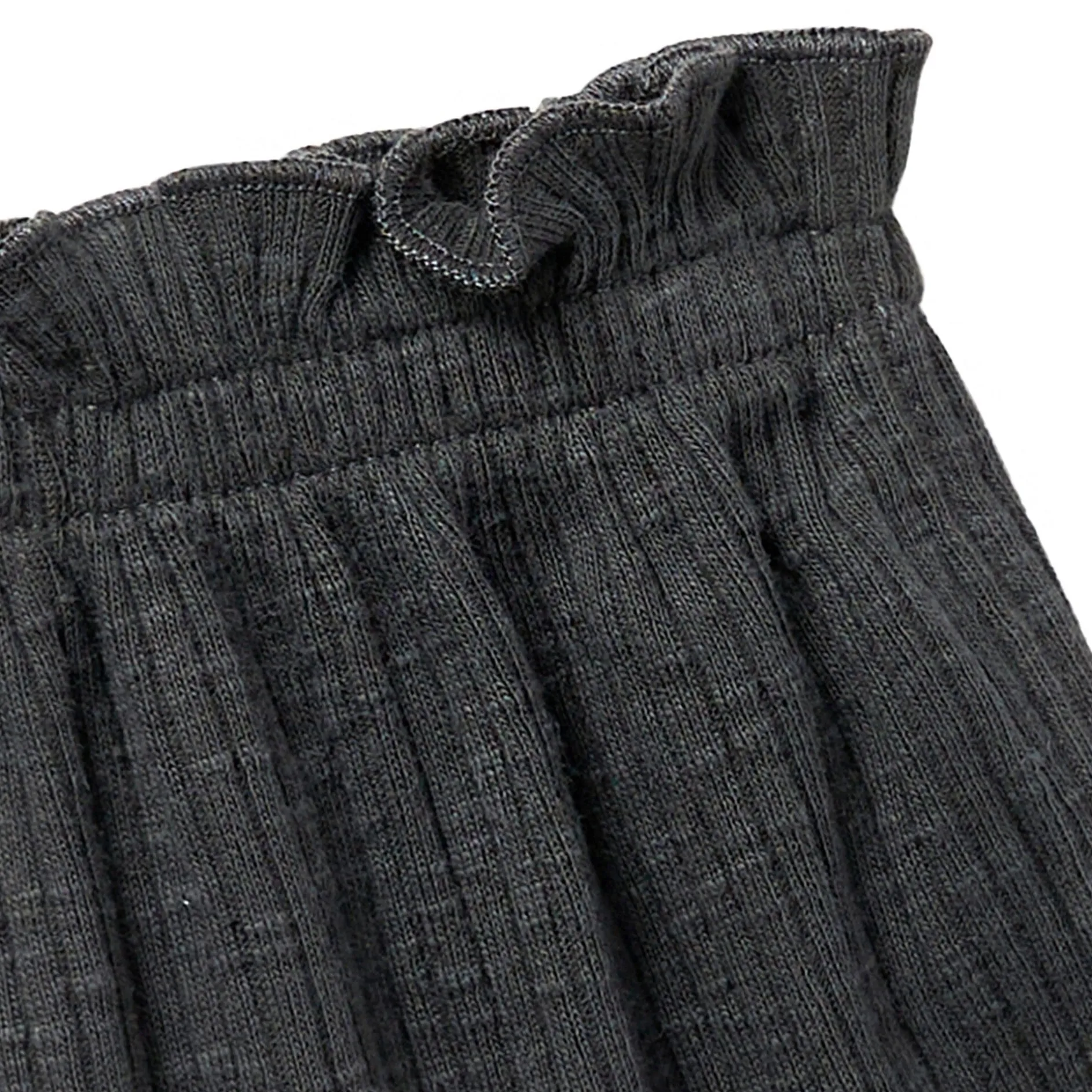 Infant & Toddler Girls Dark Grey Wide Leg Shorts