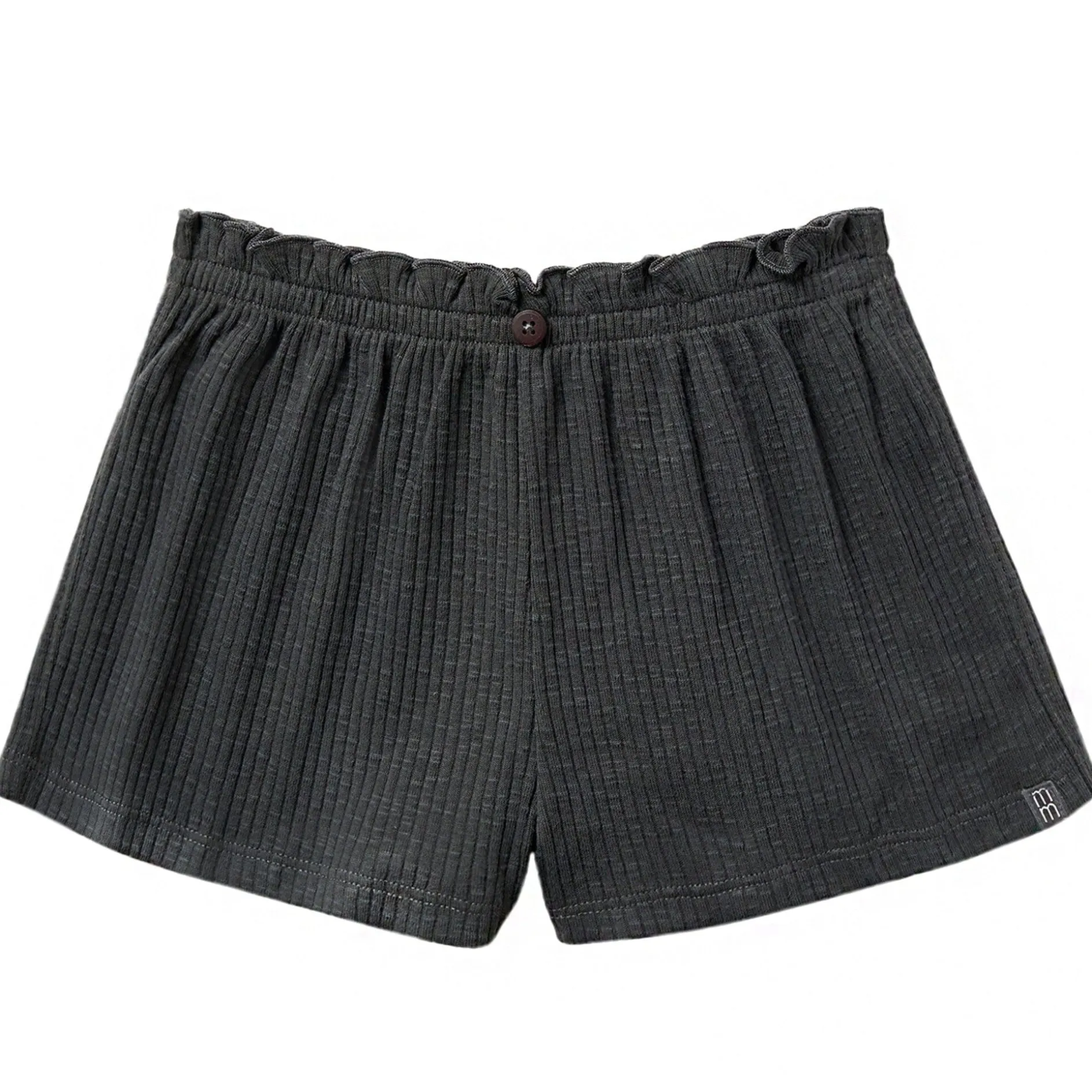 Infant & Toddler Girls Dark Grey Wide Leg Shorts