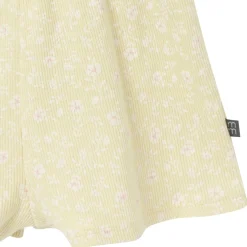 Infant & Toddler Girls Dusty Yellow Floral Flutter Sleeve Romper