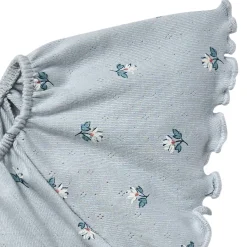 Infant & Toddler Girls Light Blue Daisy Ruffle Sleeve Top