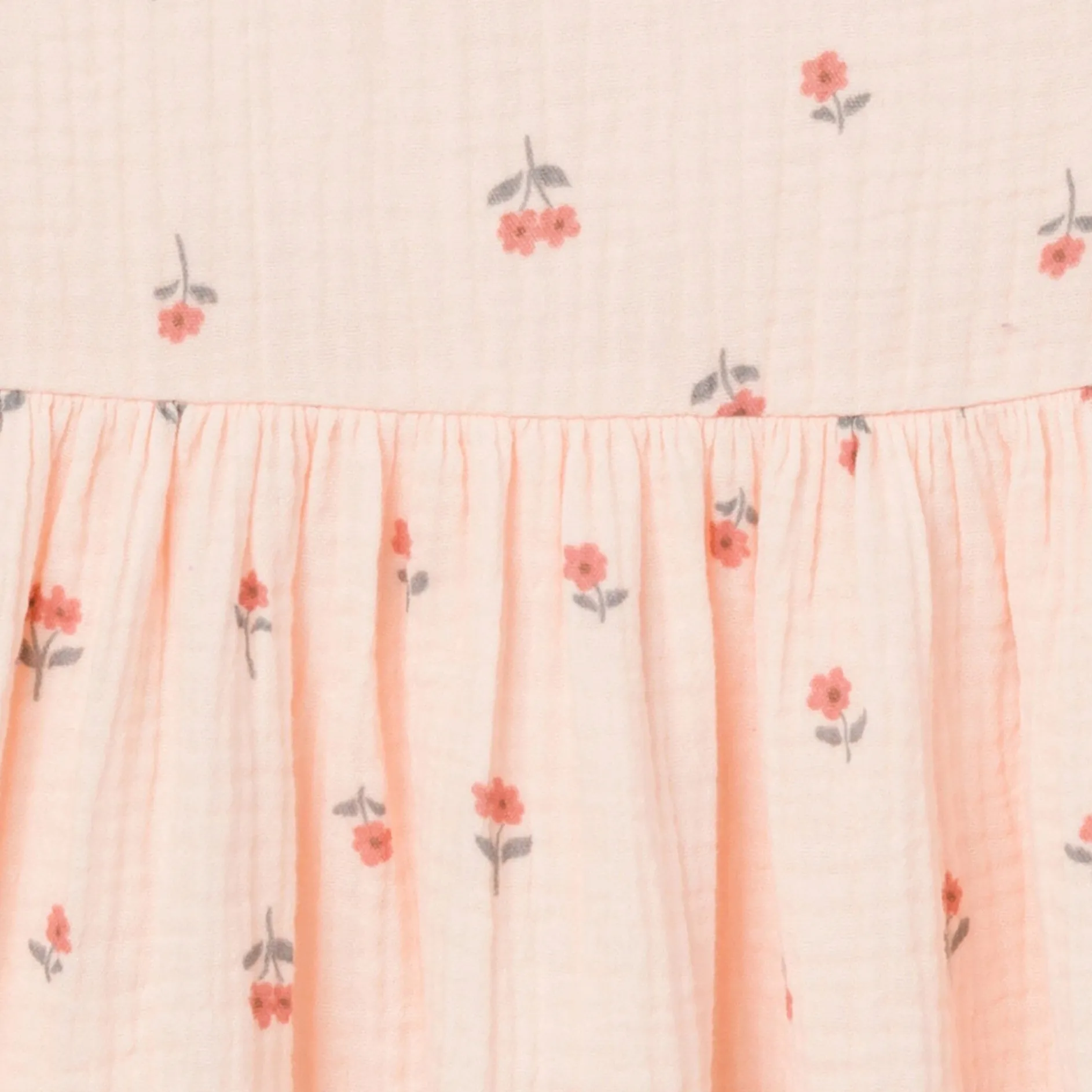 Infant & Toddler Girls Light Pink Daisies Gauze Dress