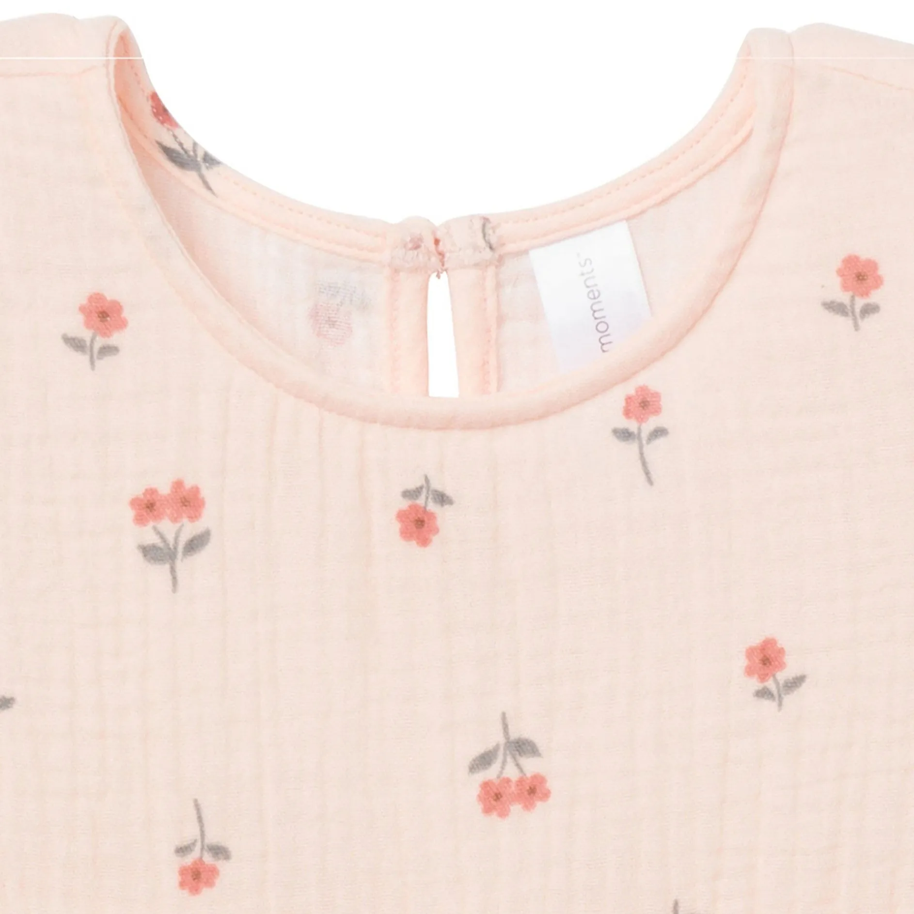 Infant & Toddler Girls Light Pink Daisies Gauze Dress