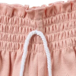 Infant & Toddler Girls Light Rose Smocked Wide Leg Shorts