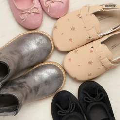 Infant & Toddler Girls Metallic Dark Grey Chelsea Boot