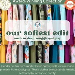 Infant & Toddler Girls Rainbow Sky Buttery Soft Viscose Made from Eucalyptus Twirl Dress
