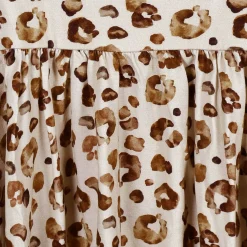 Infant & Toddler Girls Spotted Leopard Buttery Soft Viscose Made from Eucalyptus Twirl Dress